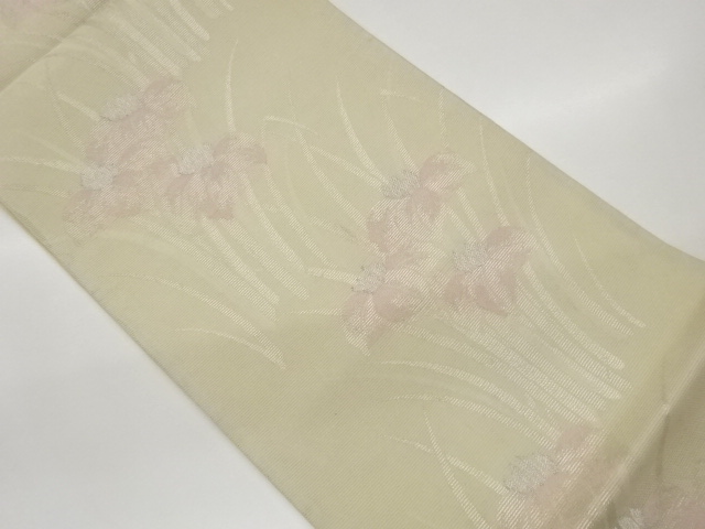 JAPANESE FUKURO OBI FOR SUMMER / WOVEN IRIS